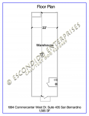Commercenter, Floor Plan, Unit 405